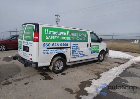 2019 GMC Savana 2500 Work Van from USA, damaged, VIN 1GTW7AFG8K1294549